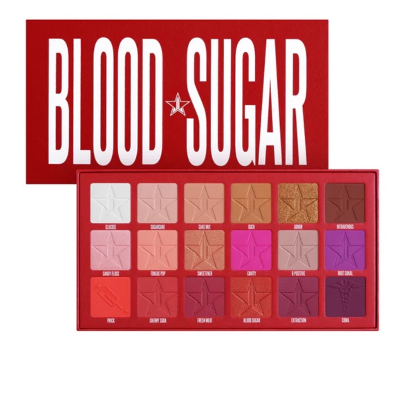 Jeffree Star Cosmetics "Blood Sugar" Eyeshadow Palette-Brand New In Box - Picture 1 of 8